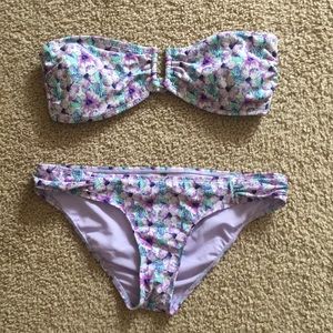 Black poppy swimsuit